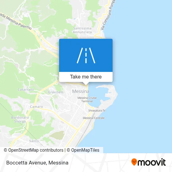 Boccetta Avenue map