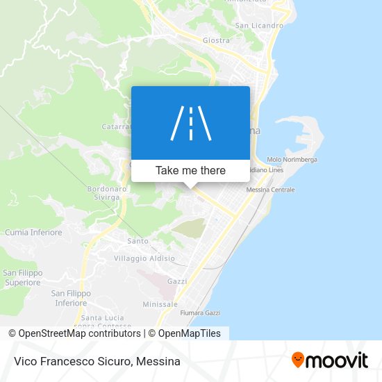 Vico Francesco Sicuro map