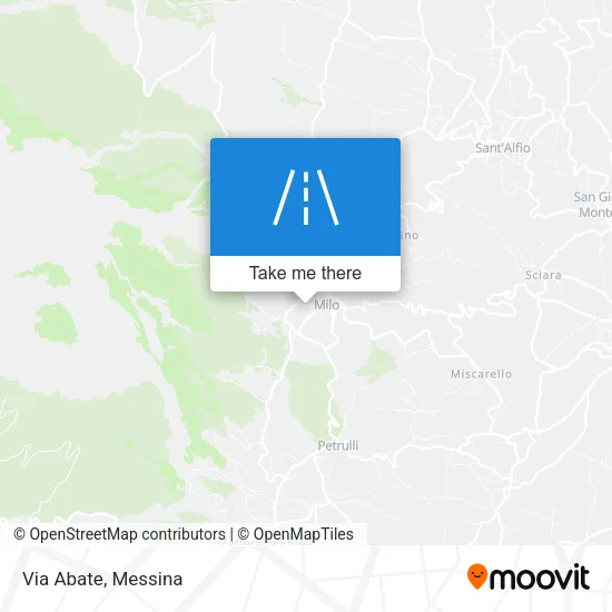 Via Abate map