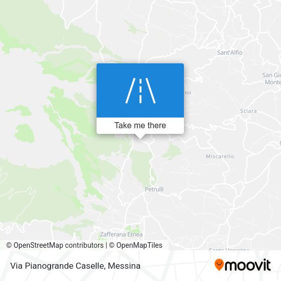 Via Pianogrande Caselle map