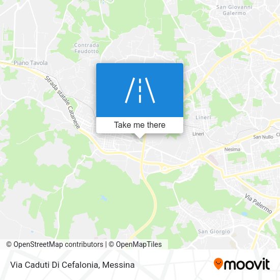 Via Caduti Di Cefalonia map