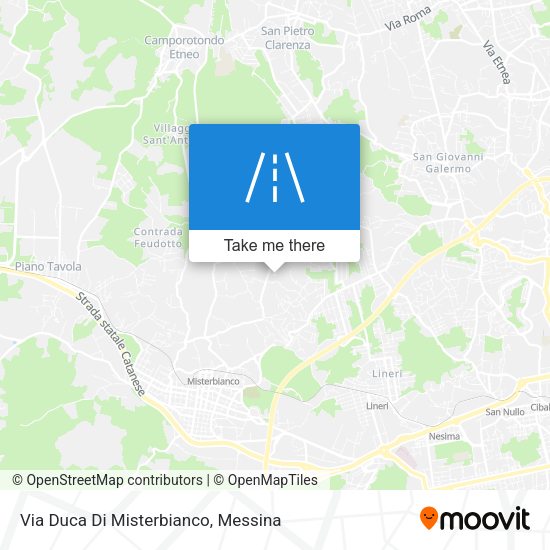 Via Duca Di Misterbianco map