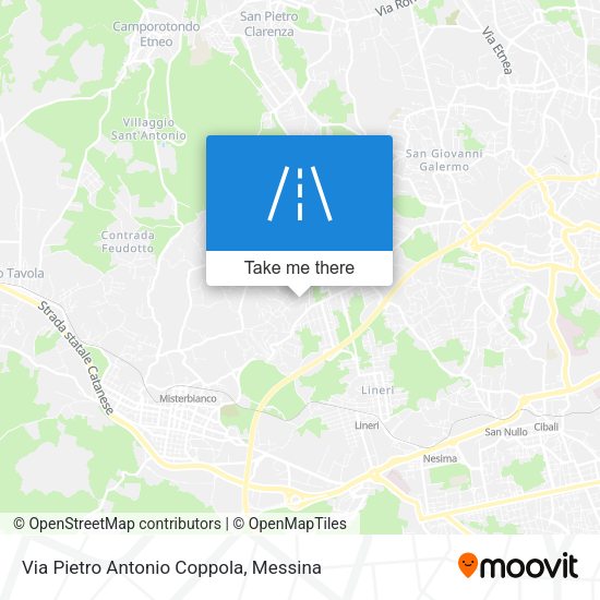 Via Pietro Antonio Coppola map