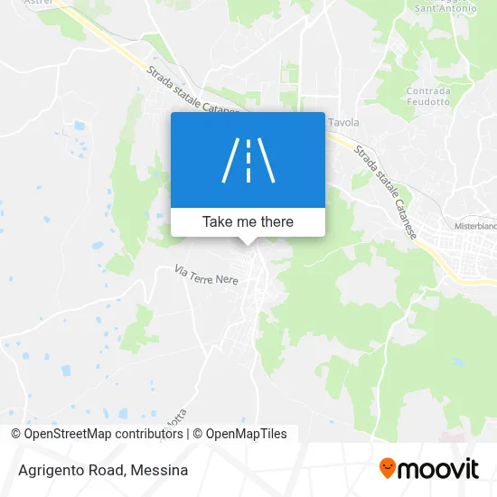 Agrigento Road map