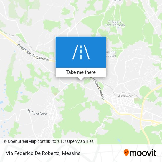 Via Federico De Roberto map