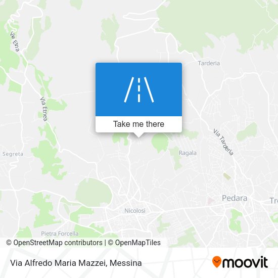 Via Alfredo Maria Mazzei map