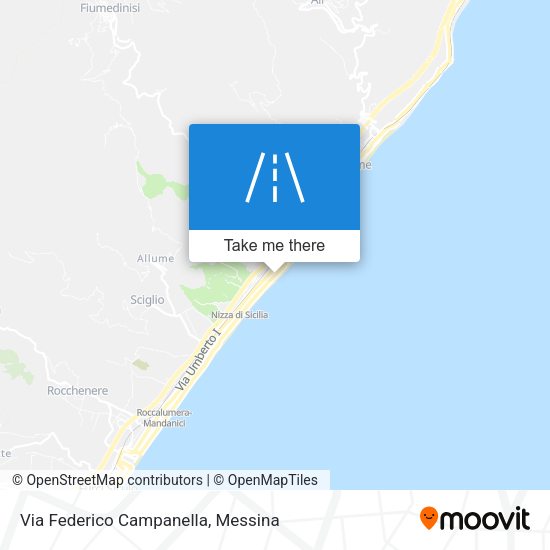 Via Federico Campanella map
