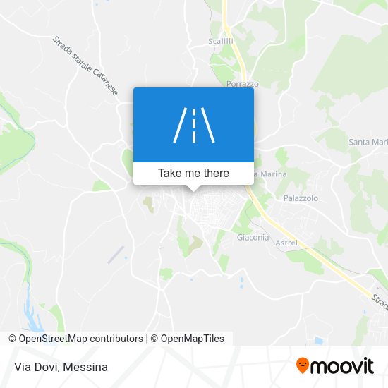 Via Dovi map