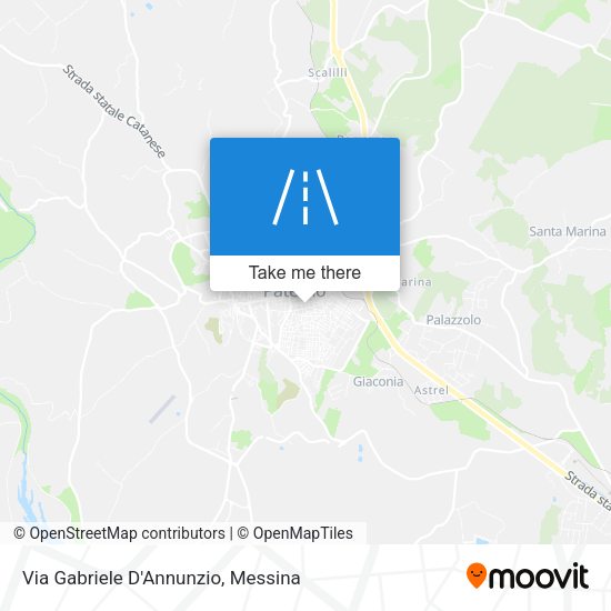 Via Gabriele D'Annunzio map