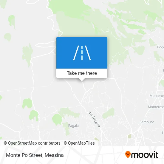 Monte Po Street map
