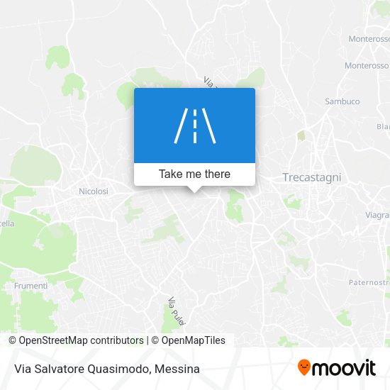 Via Salvatore Quasimodo map