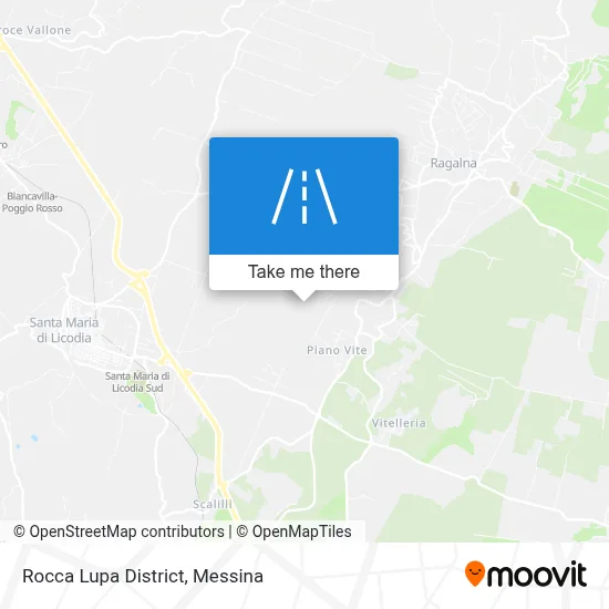Rocca Lupa District map