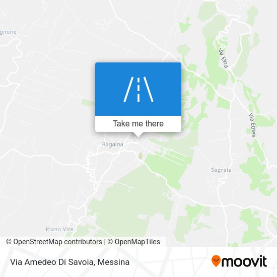 Via Amedeo Di Savoia map