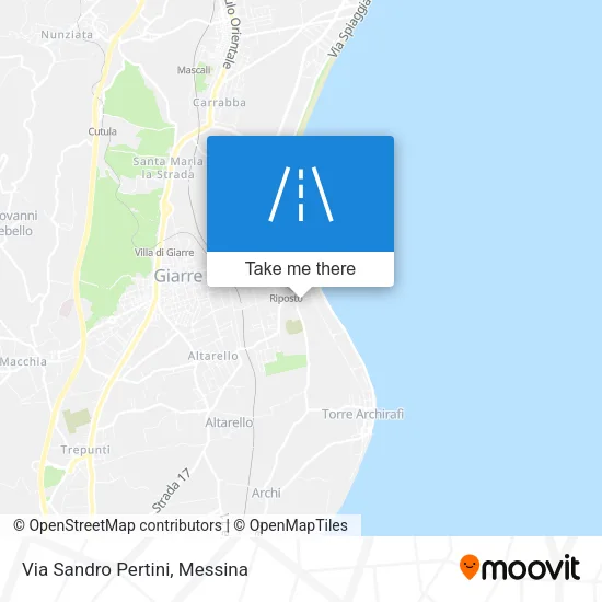 Sandro Pertini Street map