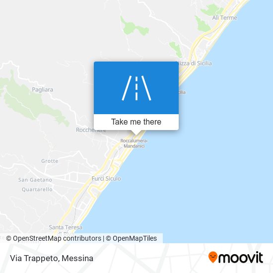 Via Trappeto map