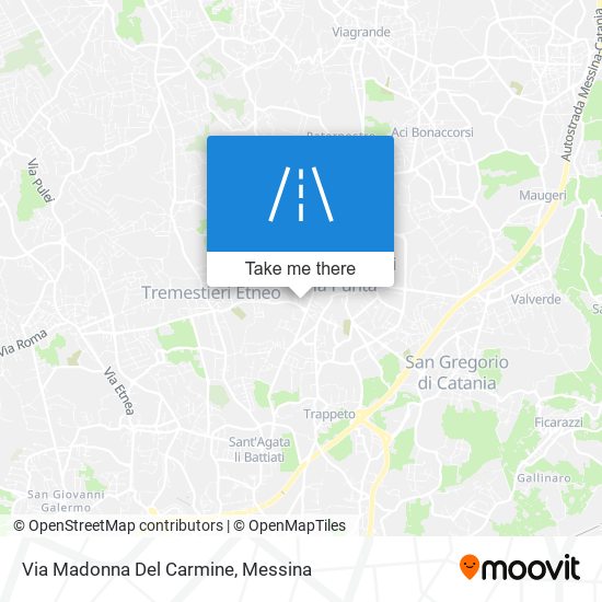 Via Madonna Del Carmine map