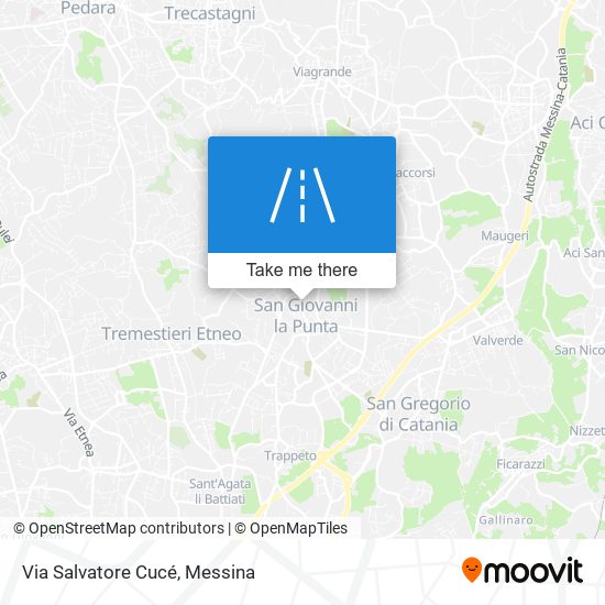 Via Salvatore Cucé map