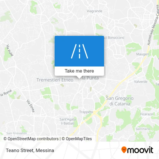 Teano Street map