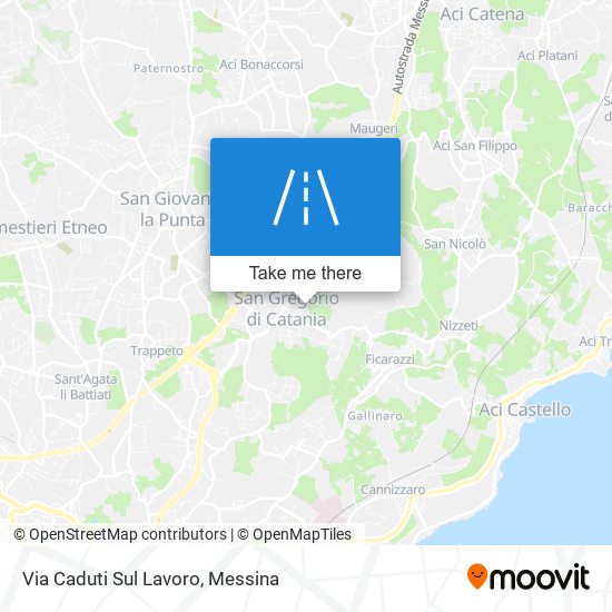 Via Caduti Sul Lavoro map