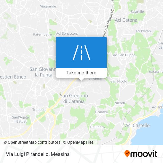 Via Luigi Pirandello map