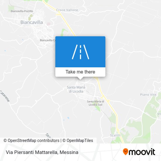 Via Piersanti Mattarella map