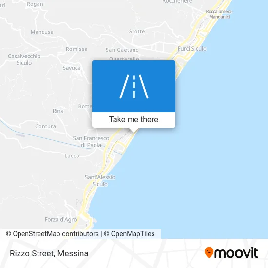 Rizzo Street map