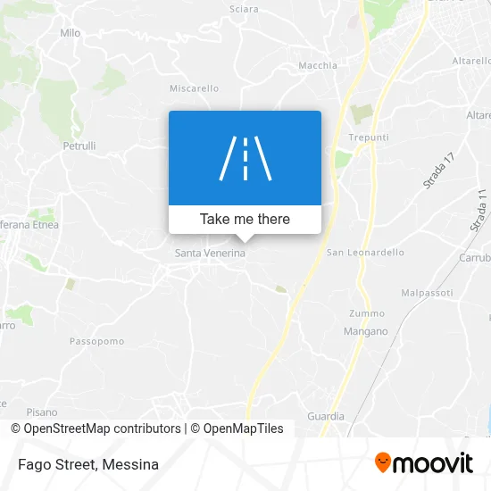 Fago Street map