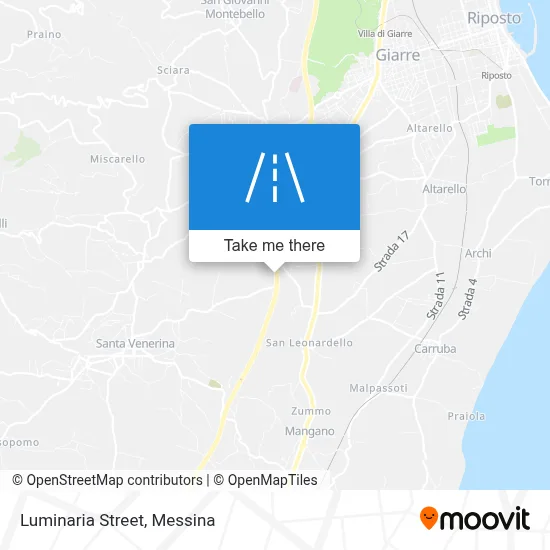 Luminaria Street map