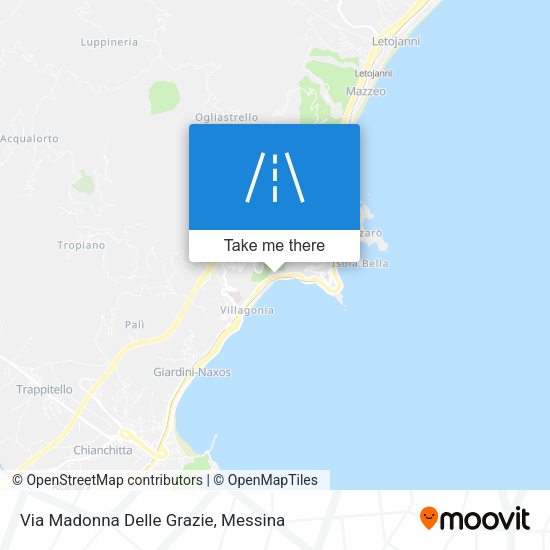 Via Madonna Delle Grazie map