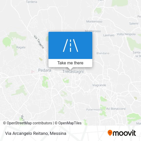 Via Arcangelo Reitano map
