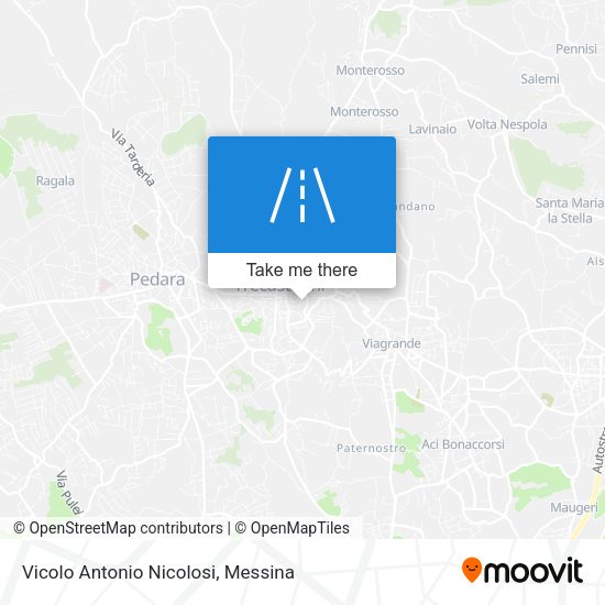 Vicolo Antonio Nicolosi map