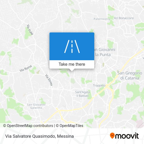Via Salvatore Quasimodo map