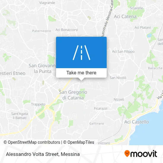Alessandro Volta Street map