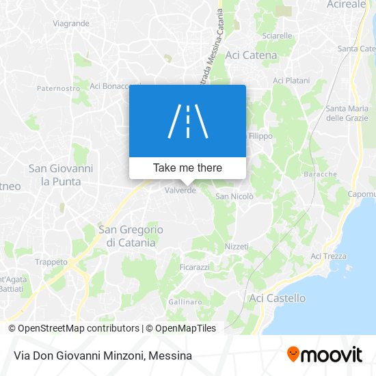 Via Don Giovanni Minzoni map