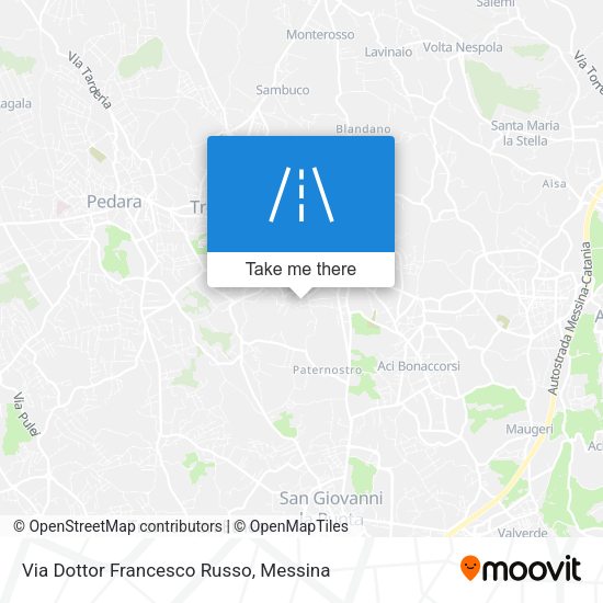 Via Dottor Francesco Russo map