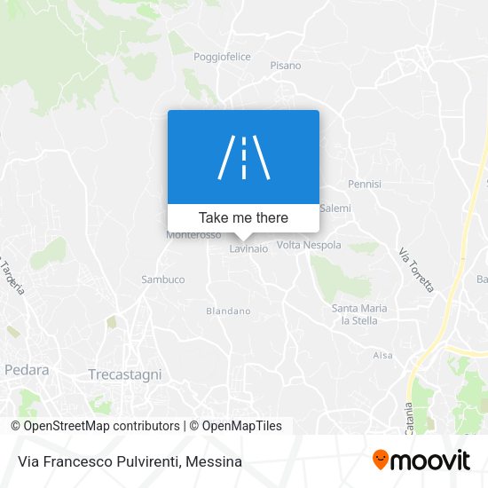Via Francesco Pulvirenti map