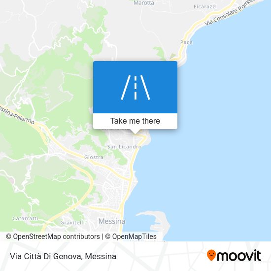 Via Città Di Genova map