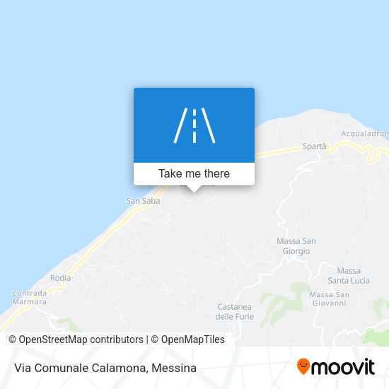 Via Comunale Calamona map