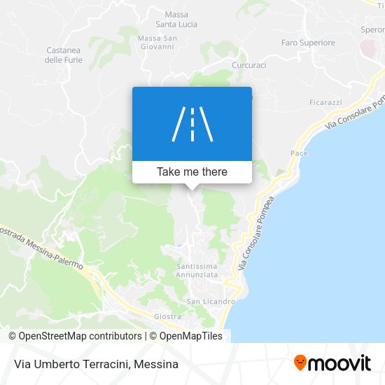 Via Umberto Terracini map