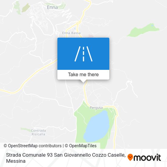 Strada Comunale 93 San Giovannello Cozzo Caselle map