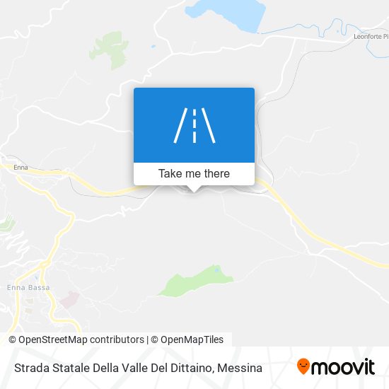 Strada Statale Della Valle Del Dittaino map