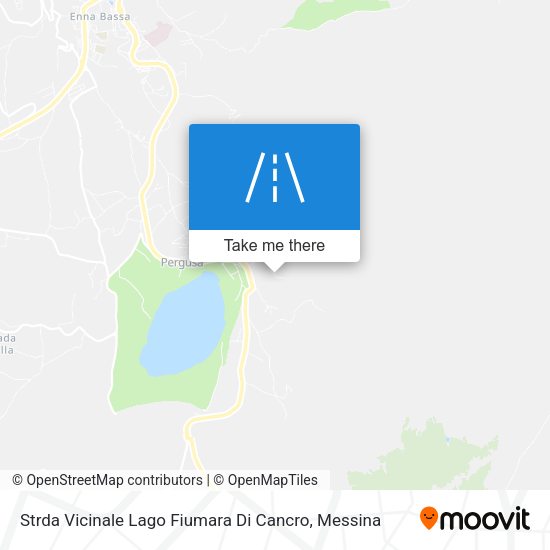 Strda Vicinale Lago Fiumara Di Cancro map