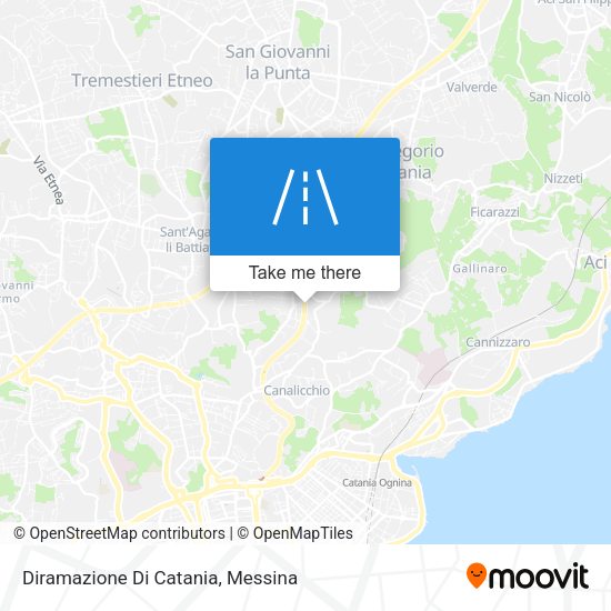 Diramazione Di Catania map