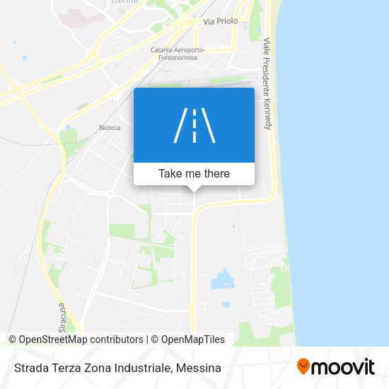 Strada Terza Zona Industriale map