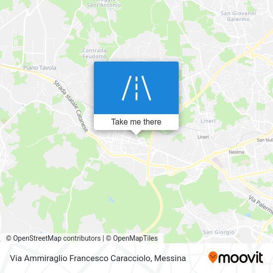 Via Ammiraglio Francesco Caracciolo map