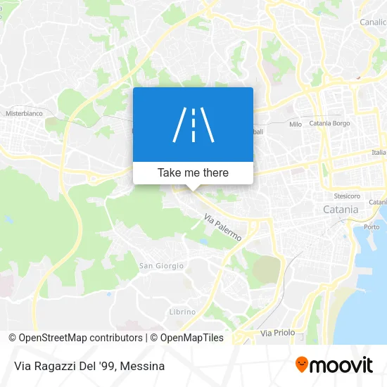 Via Ragazzi Del '99 map