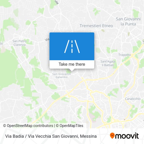 Via Badia / Via Vecchia San Giovanni map