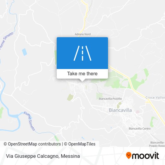 Via Giuseppe Calcagno map