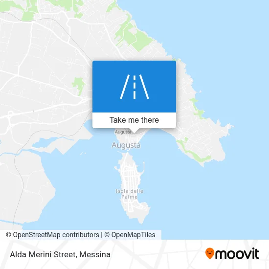 Alda Merini Street map