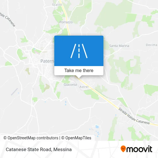 Catanese State Road map